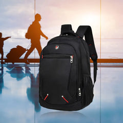 Solid Backpack High Capacity Schoolbags Travel Bag For Teenager Girls Boys