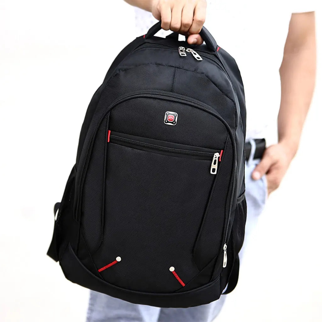 Solid Backpack High Capacity Schoolbags Travel Bag For Teenager Girls Boys