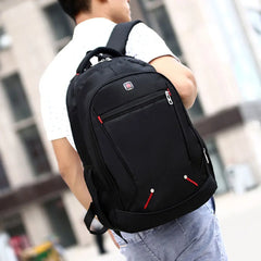 Solid Backpack High Capacity Schoolbags Travel Bag For Teenager Girls Boys