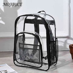 Large Capacity PVC Backpack for Girls Daily Travel Shopping