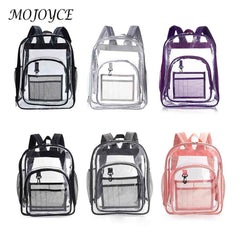 Large Capacity PVC Backpack for Girls Daily Travel Shopping