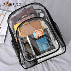 Large Capacity PVC Backpack for Girls Daily Travel Shopping