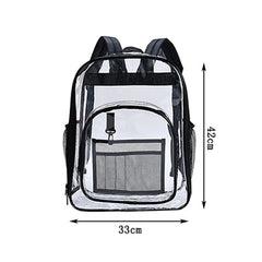 Large Capacity PVC Backpack for Girls Daily Travel Shopping