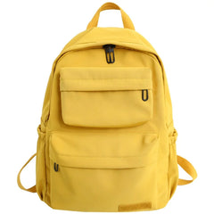 Women's Waterproof Nylon Travel Backpack Large Capacity School Bag