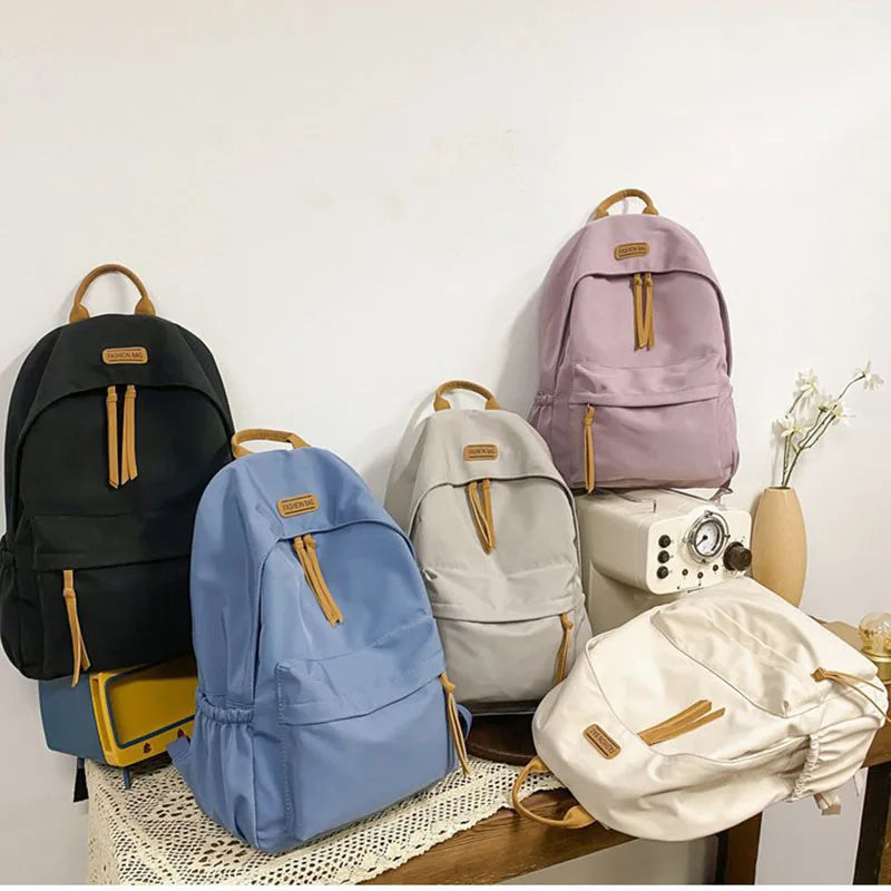 Women's Waterproof Nylon Travel Backpack for College School