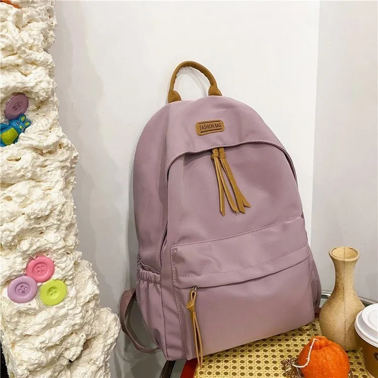 Women's Waterproof Nylon Travel Backpack for College School