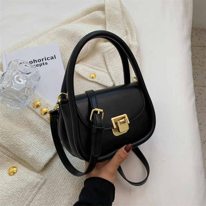 Women Leather Crossbody Flap Bag Shoulder Bag