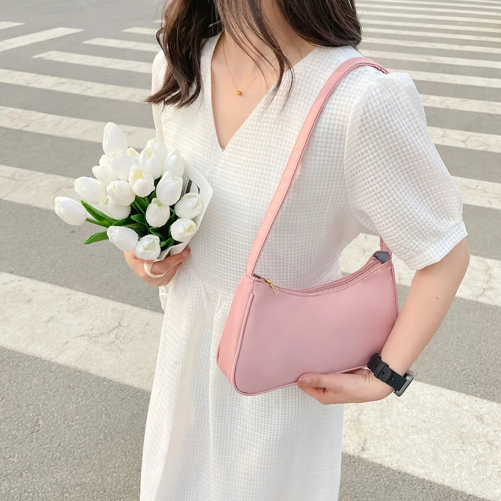 Nylon Women Shoulder Bags - Casual Underarm Bags