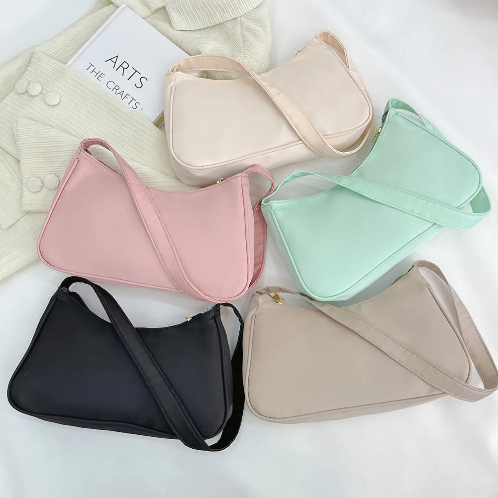 Nylon Women Shoulder Bags - Casual Underarm Bags