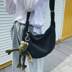 Large Capacity Chest Bag for Women Crossbody Travel Half Moon Belt Bag