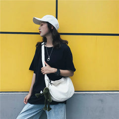 Large Capacity Chest Bag for Women Crossbody Travel Half Moon Belt Bag