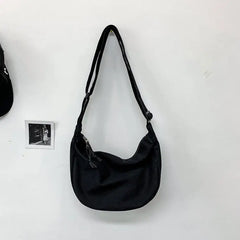 Large Capacity Chest Bag for Women Crossbody Travel Half Moon Belt Bag