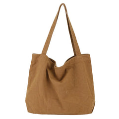 Classic Shoulder Bag Canvas School Shopping Large Capacity