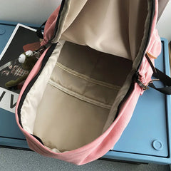 Classic Women's Backpack with Pendant Shoulder Strap