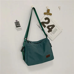 Solid Women's Shoulder Bags High Canvas Ladies Crossbody Bag Casual
