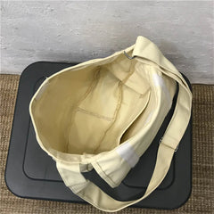 Solid Canvas Women's Crossbody Bag High Shoulder