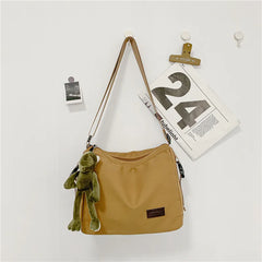 Solid Women's Shoulder Bags High Canvas Ladies Crossbody Bag Casual