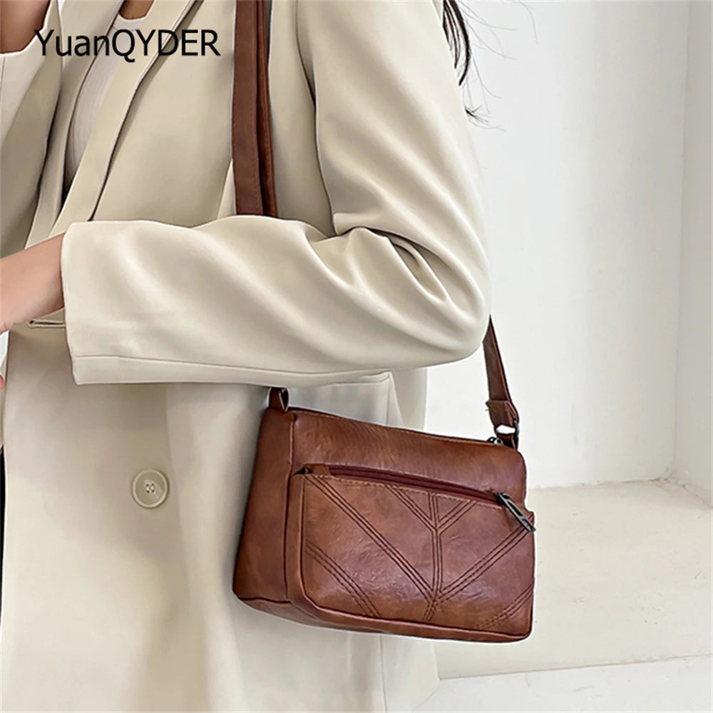 High Leather Ladies Shoulder Bag Mini Women Messenger Bags