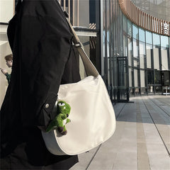 Solid High Nylon Ladies Shoulder Bag Pendant Women Messenger Bags