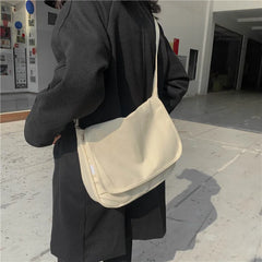 Canvas Ladies Messenger Bag Casual Young Students School Bag Handbags