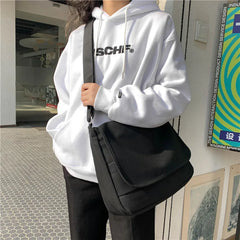 Canvas Ladies Messenger Bag Casual Young Students School Bag Handbags