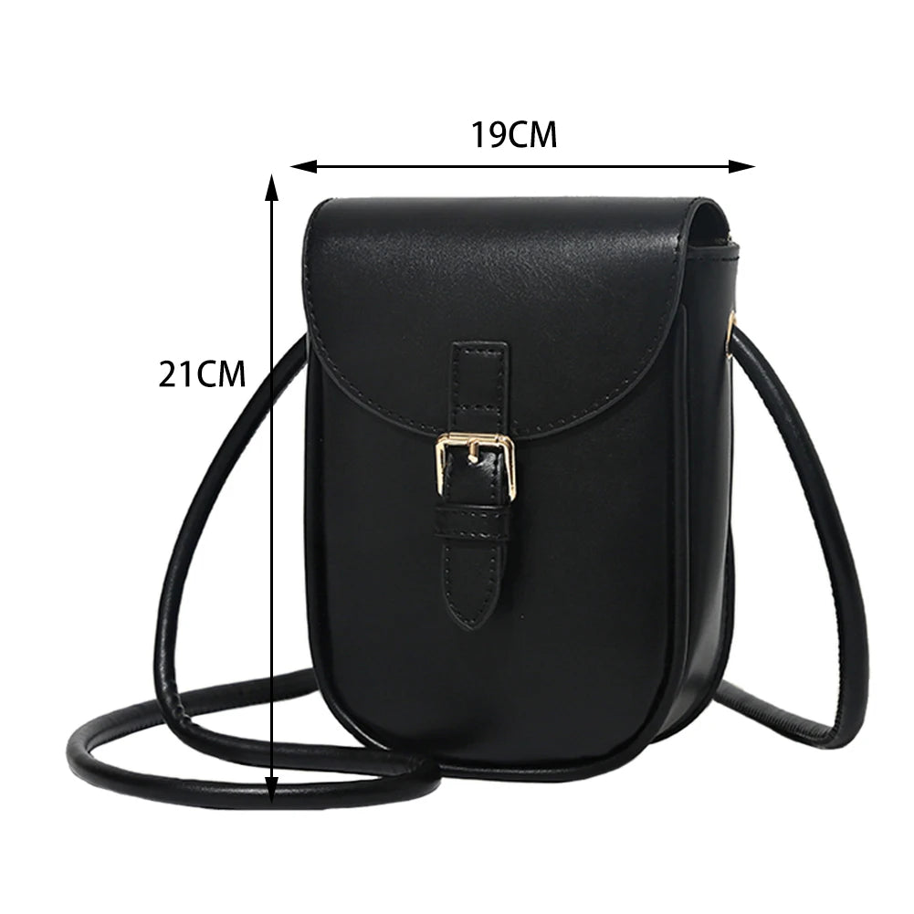 Stylish Crossbody Bucket Bag Leather Messenger Bag