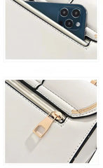 Solid Women Leather Tote Bags High Multifunctional One-shoulder Messenger Bag