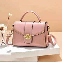 Solid Women Leather Tote Bags High Multifunctional One-shoulder Messenger Bag