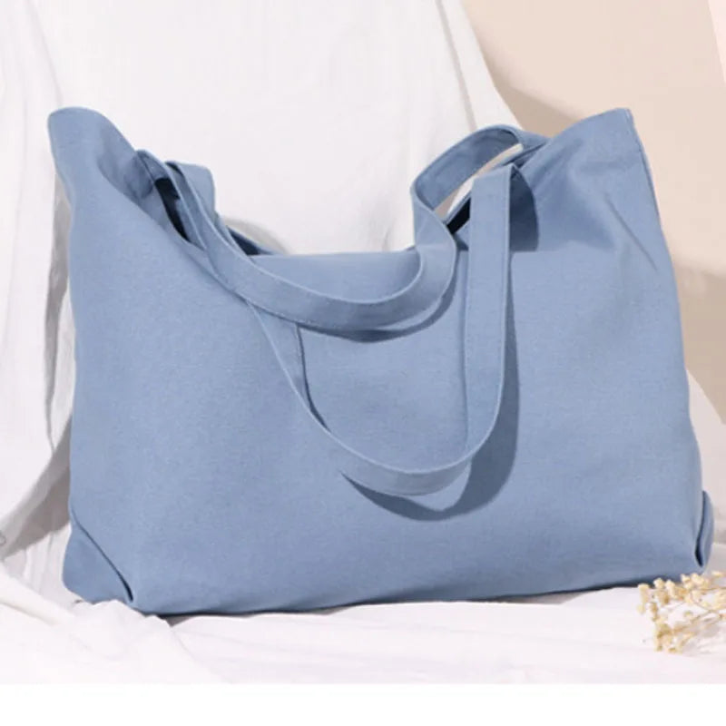 Japanese Large Capacity Armpit Bag Shoulder Bag Women's Canvas Tote
