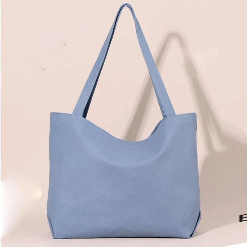 Japanese Large Capacity Armpit Bag Shoulder Bag Women's Canvas Tote