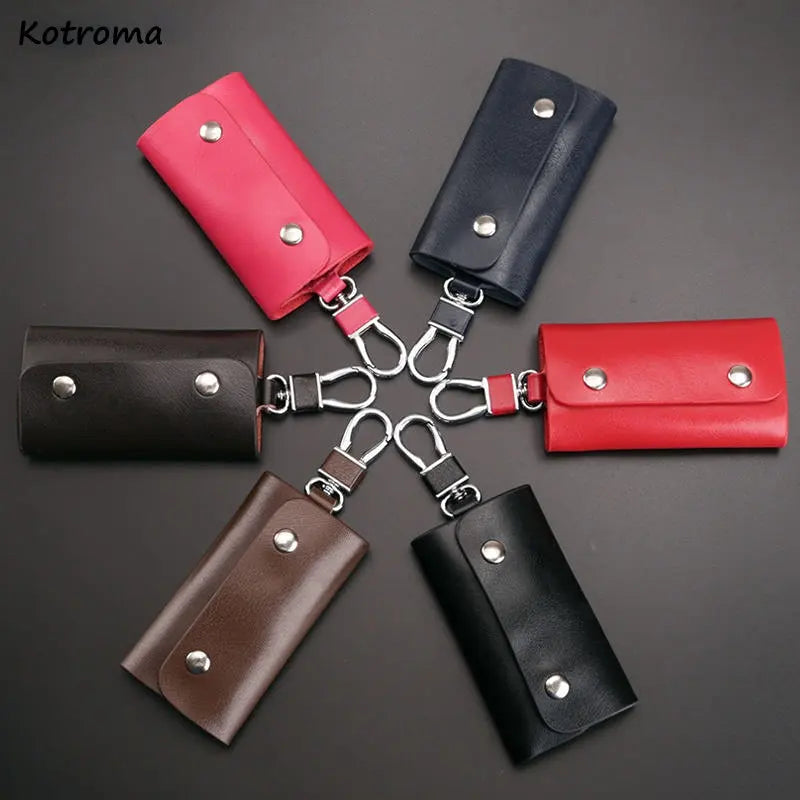 Solid Key Wallets Unisex Portable Keychains Purse Storage Organizer Pouch Bags