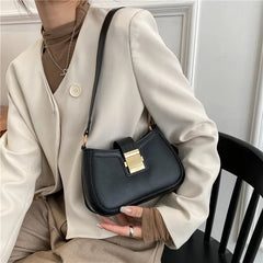 Vintage Chain Shoulder Bag Women Underarm Purse Ladies Handbag