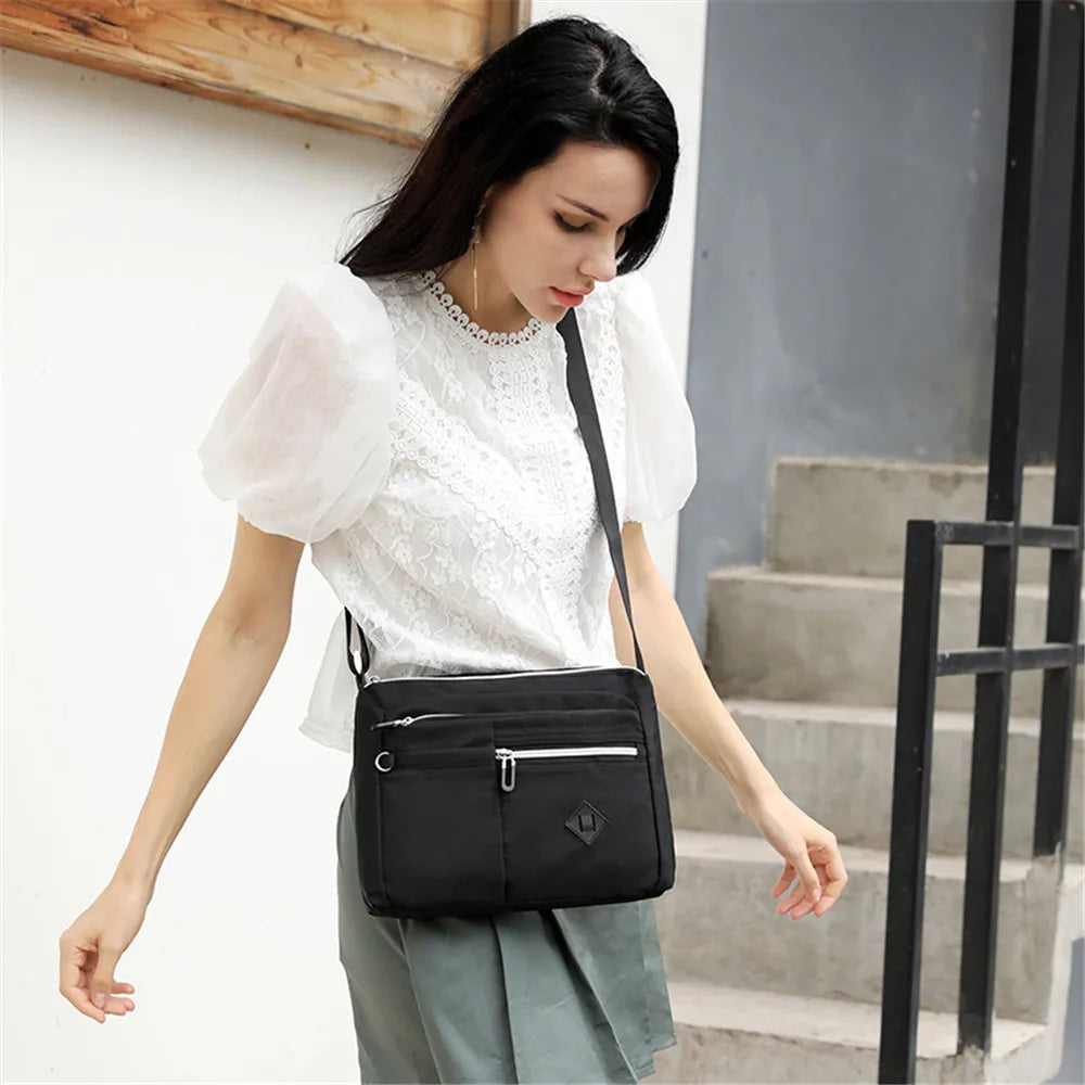 Multifunctional Women Messenger Bag High Nylon Travel Bags