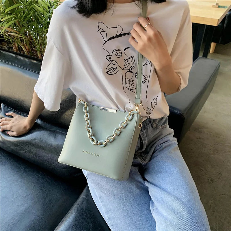 Large Capacity Handbags Female Bags Casual Tote Ladies Bucket Bags