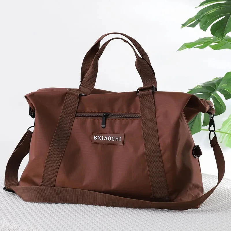 Large Capacity Women Handbag Portable Travel Bag Nylon Duffle Bags