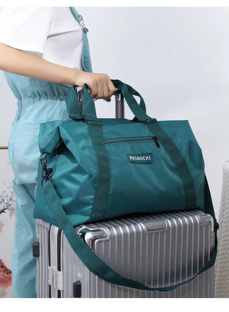 Large Capacity Women Handbag Portable Travel Bag Nylon Duffle Bags