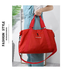 Large Capacity Women Handbag Portable Travel Bag Nylon Duffle Bags