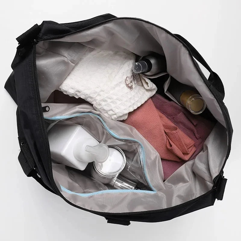 Large Capacity Women Handbag Portable Travel Bag Nylon Duffle Bags