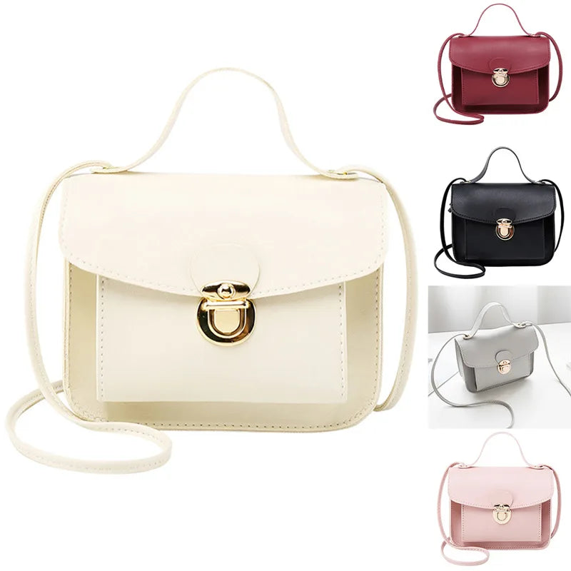 Leather Crossbody Bag for Women Travel Handbag Shoulder Bag Ladies