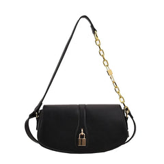 Stylish Leather Crossbody Bag for Women - Spring Shoulder Saddle Handbag