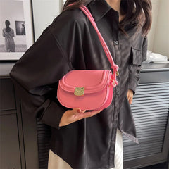 Leather Crossbody Bag for Women Shoulder Bag Saddle Handbag