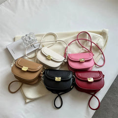Leather Crossbody Bag for Women Shoulder Bag Saddle Handbag