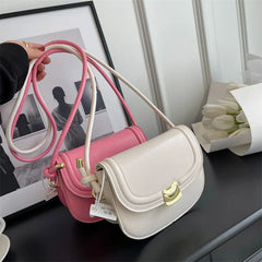 Leather Crossbody Bag for Women Shoulder Bag Saddle Handbag