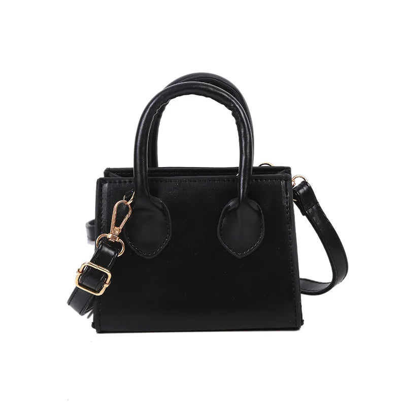 Solid Mini Crossbody Shoulder Bag for Women