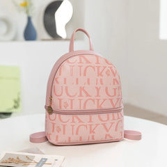 Mini Backpack for Teen Girls Women PU Leather Small Capacity Female