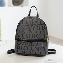 Mini Backpack for Teen Girls Women PU Leather Small Capacity Female