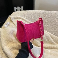Green Mini Shoulder Purse Women Underarm Bag Ladies Clutches Handbag