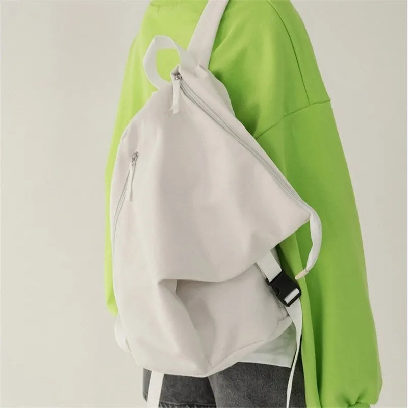Canvas Backpack Women Multifunctional Bag School Bag For Travel