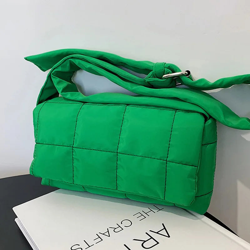 Nylon Cloth Crossbody Bag for Women Small Flap Handbag