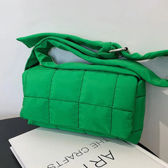 Nylon Cloth Crossbody Bag for Women Small Flap Handbag